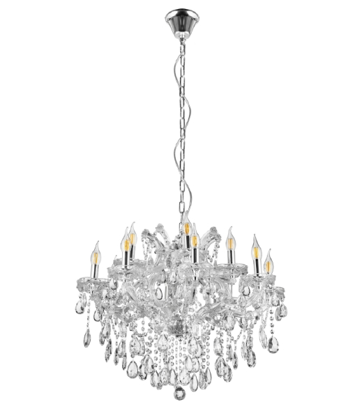 Подвесная люстра Lumina Deco Eliza LDP 7029-8+4 CHR