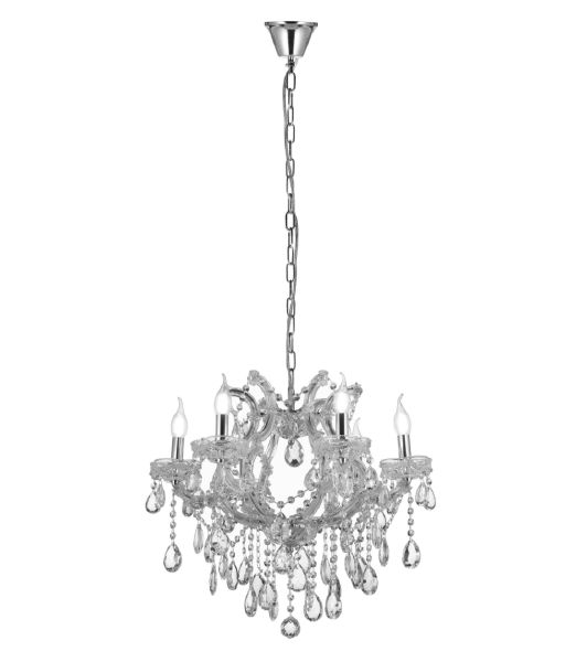 Подвесная люстра Lumina Deco Eliza LDP 7029-6 CHR