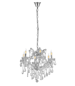 Подвесная люстра Lumina Deco Eliza LDP 7029-6 CHR