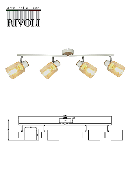 Светильник спот Rivoli Jamilly 7057-704