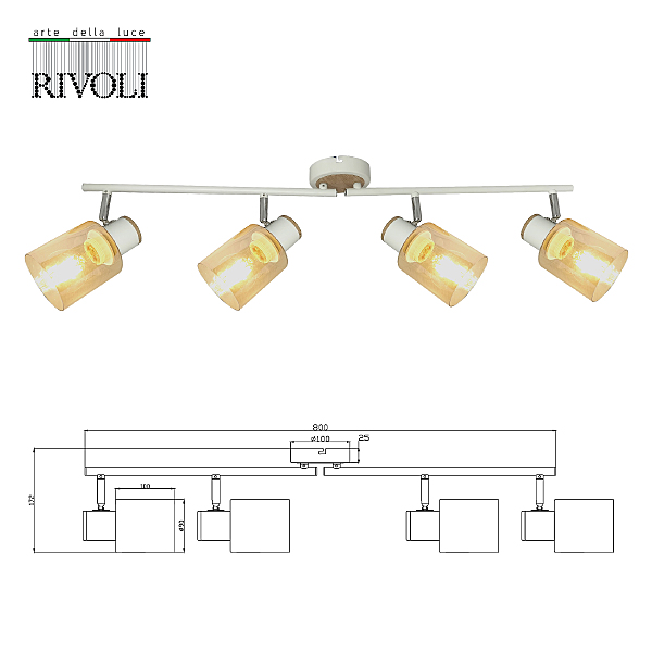 Светильник спот Rivoli Jamilly 7057-704