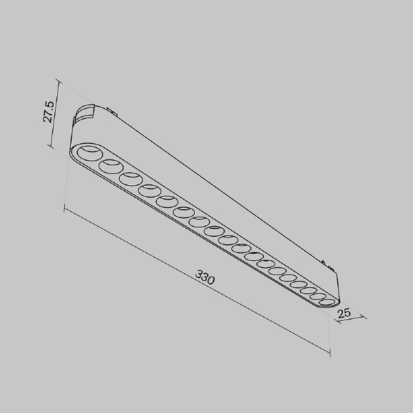 Трековый светильник Maytoni POINTS Radity TR082-1-18W3K-M-W