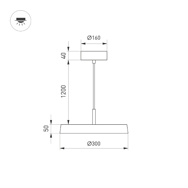 Светильник подвесной Arlight Elegant 033919