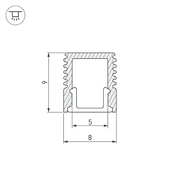 Профиль Arlight Sl-Mini 019322