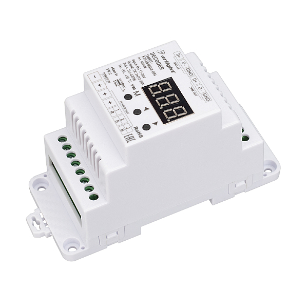 Декодер DMX512 для трансляции DMX512 сигнала ШИМ(PWM) устройствам Arlight 027126