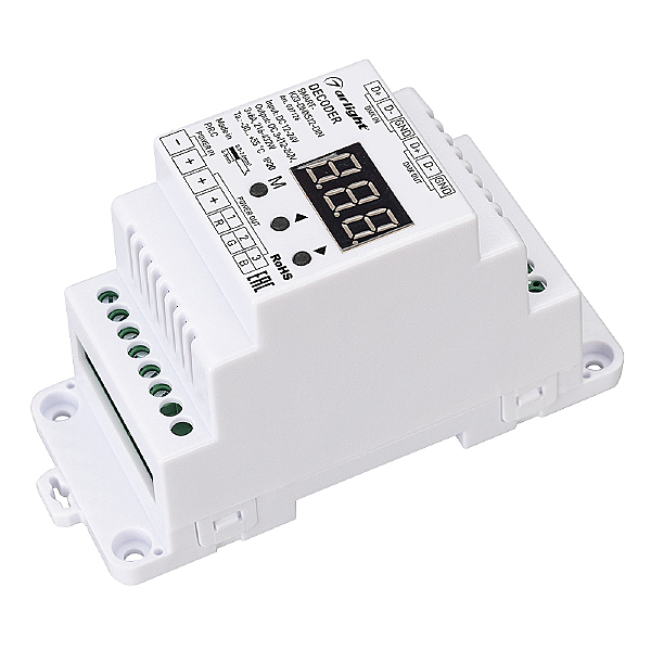 Декодер DMX512 для трансляции DMX512 сигнала ШИМ(PWM) устройствам Arlight 027126