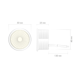 Светодиодный модуль Denkirs Slim Led DK4000-8W dim