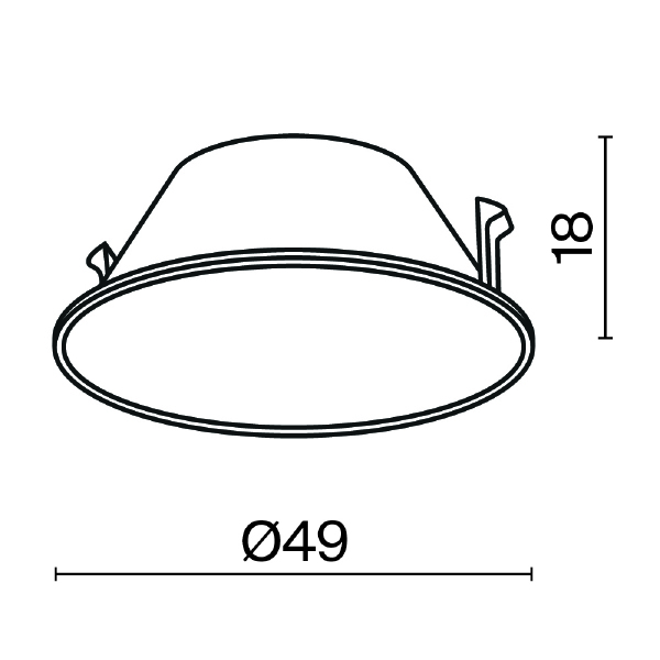 Декоративная рамка-отражатель для серии Wise Maytoni Downlight Ring057-7-MG