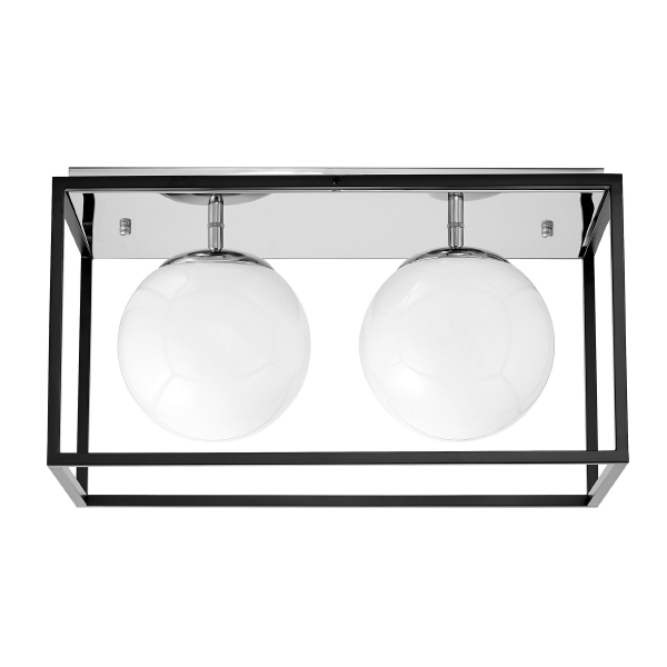 Светильник потолочный Lumina Deco Maldini LDC 8060-2 CHR+BK