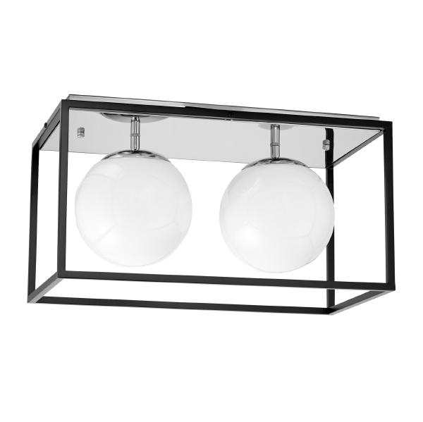 Светильник потолочный Lumina Deco Maldini LDC 8060-2 CHR+BK