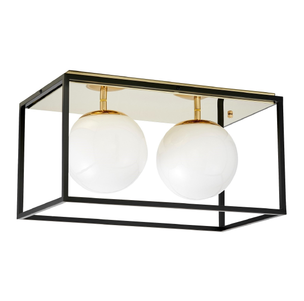 Светильник потолочный Lumina Deco Maldini LDC 8060-2 F.GD+BK