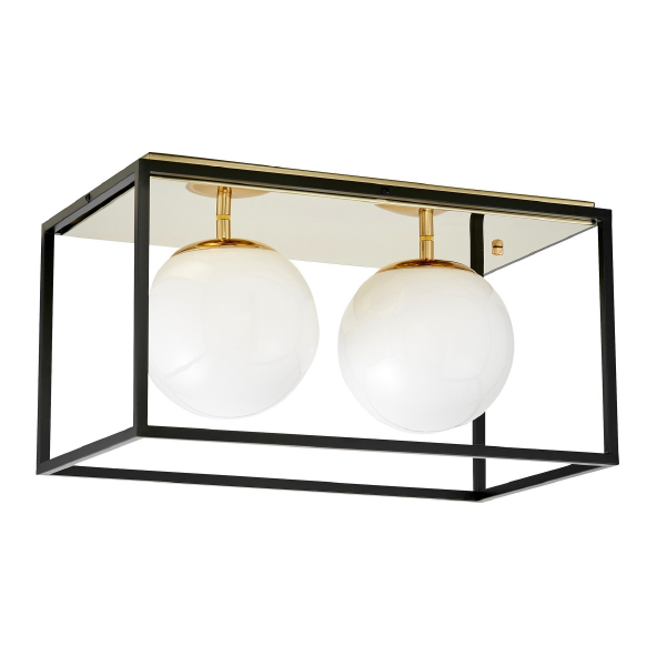 Светильник потолочный Lumina Deco Maldini LDC 8060-2 F.GD+BK