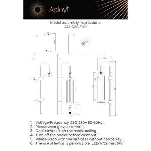 Настенное бра Aployt Arian APL.325.21.01