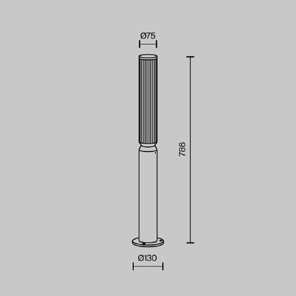 Уличный наземный светильник Maytoni Lit O593FL-L12GF3K