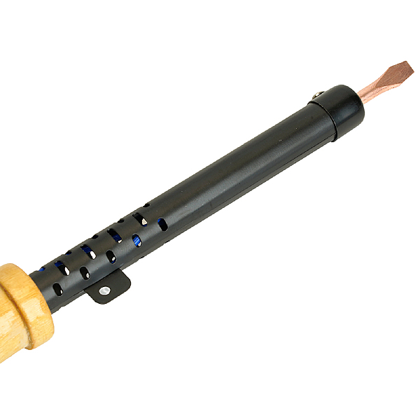 Паяльник с деревянной ручкой 65W Stekker PLE110-65 49985