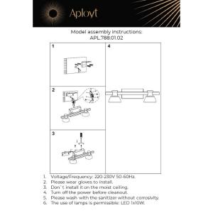 Настенный светильник Aployt Rezeda APL.788.01.02