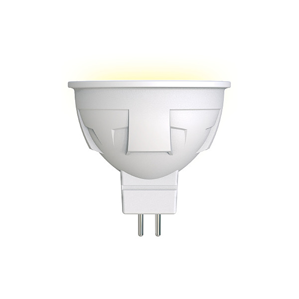 Светодиодная лампа Uniel LED-JCDR 6W/WW/GU5.3/FR PLP01WH картон