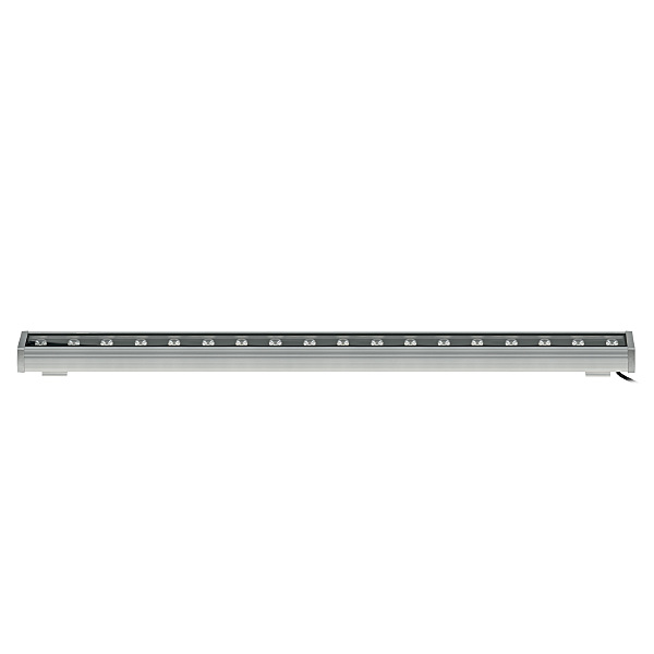 Прожектор уличный Uniel L52 линейные wallwasher ULF-L52-18W/RGB/L100 DC24V IP65 SILVER