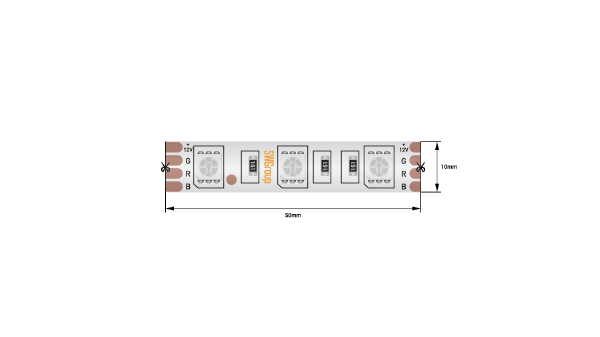 LED лента SWG Standard SWG560 SWG560-12-14.4-RGB-68-M