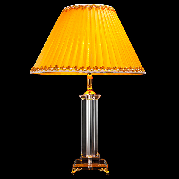 Настольная лампа Eurosvet 3190 3192/1T прозрачный/желтый Strotskis
